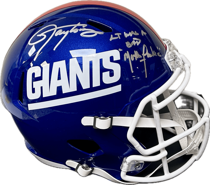 Lawrence Taylor Signed Full Size NY Giants Replica Speed Helmet JSA Bad Mofo 2
