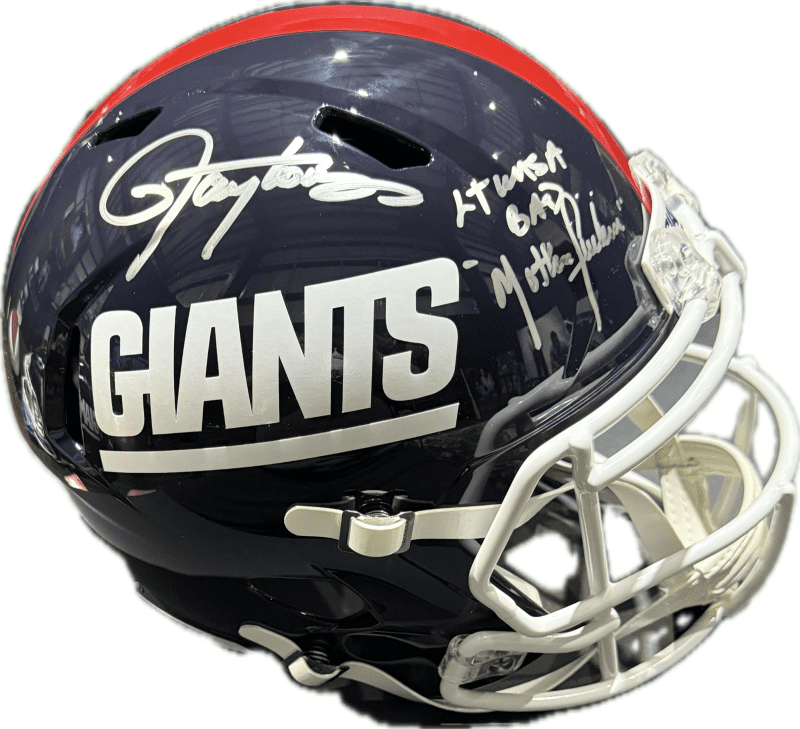 Lawrence Taylor Signed Full Size NY Giants Replica Speed Helmet JSA Bad Mofo 3