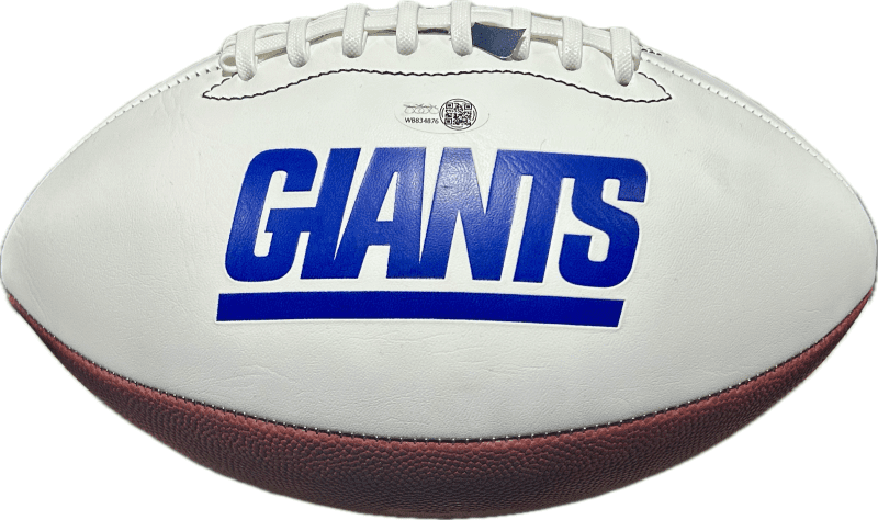 Lawrence Taylor Signed Autographed NY Giants Logo Football JSA Authenticated #1 - Image 2