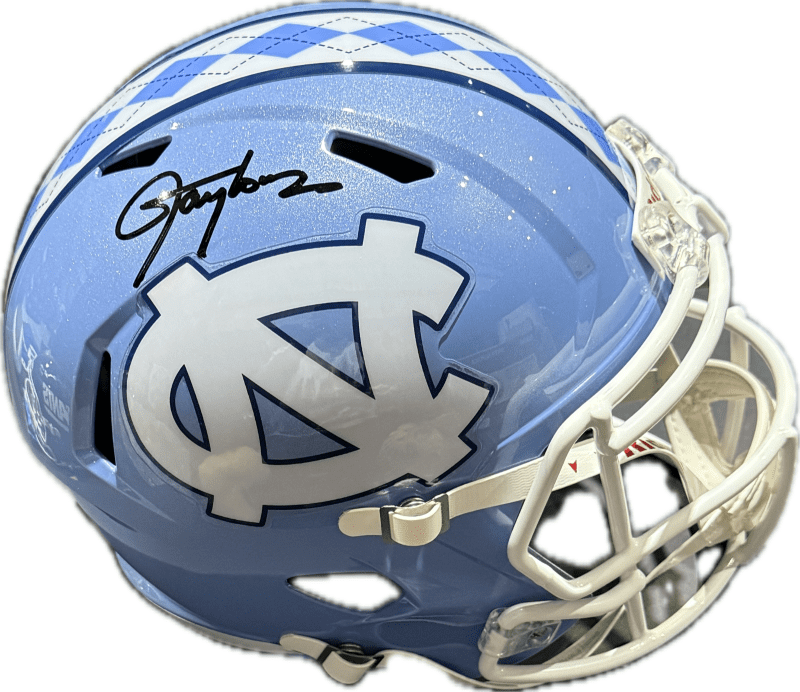 Lawrence Taylor Signed Full Size NC Tar Heels Replica Speed Helmet JSA Authentic