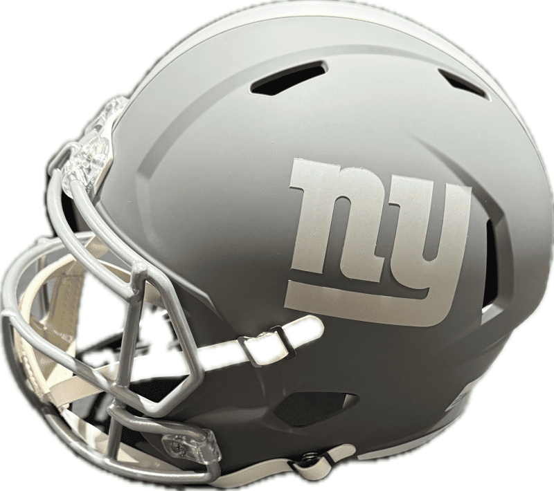 Lawrence Taylor Signed Full Size NY Giants Replica Slate Helmet JSA Bad Mofo - Image 5