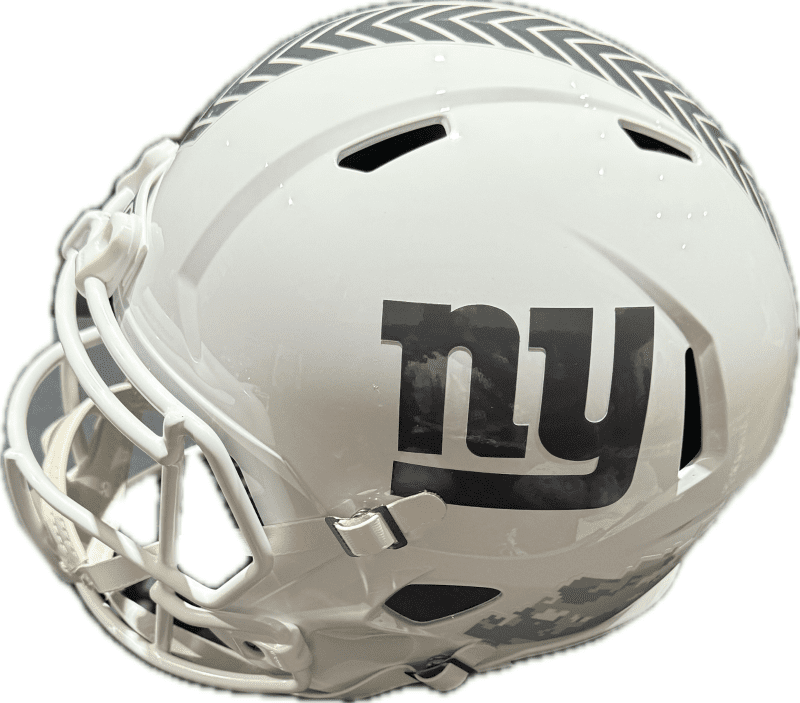 Lawrence Taylor Signed Full Size Giants Salute To Service Rep Helmet JSA BadMofo - Image 3