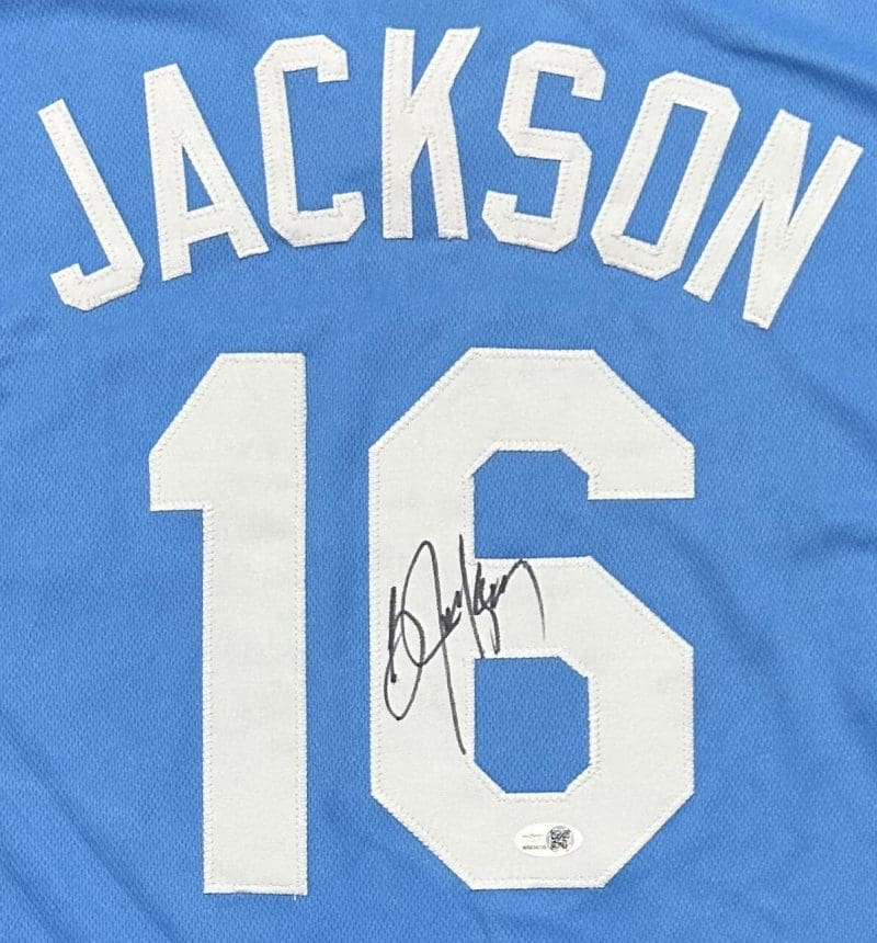 Bo Jackson Signed Autographed Custom Light Blue Jersey JSA Authenticated - Image 2