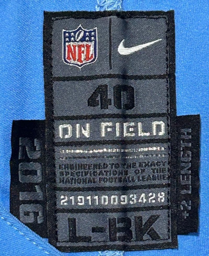 Andre Johnson Signed 2016 Team Issued Tennessee Titans On Field Nike Jersey JSA - Image 6
