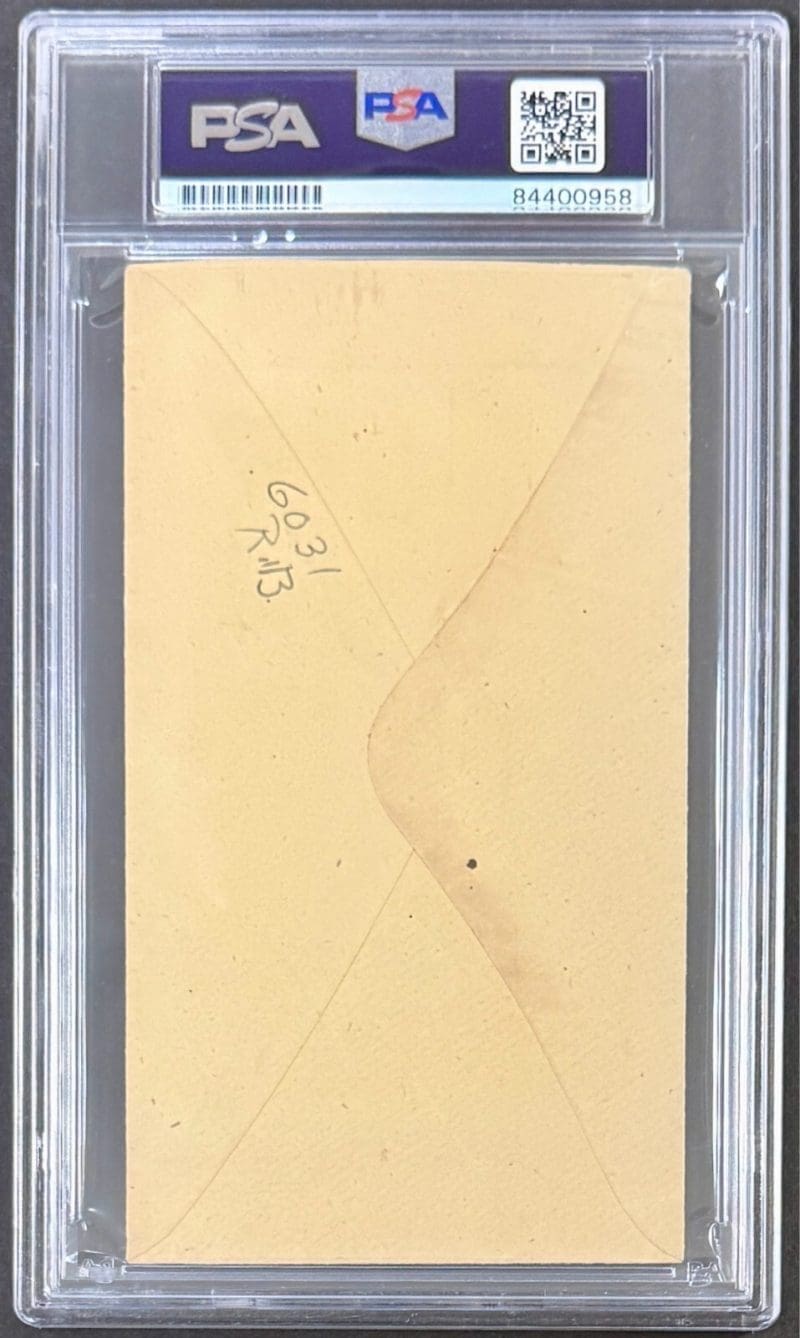 Senator Lafayette Foster Signed Autographed Envelope PSA Mint 9  84400958 - Image 3
