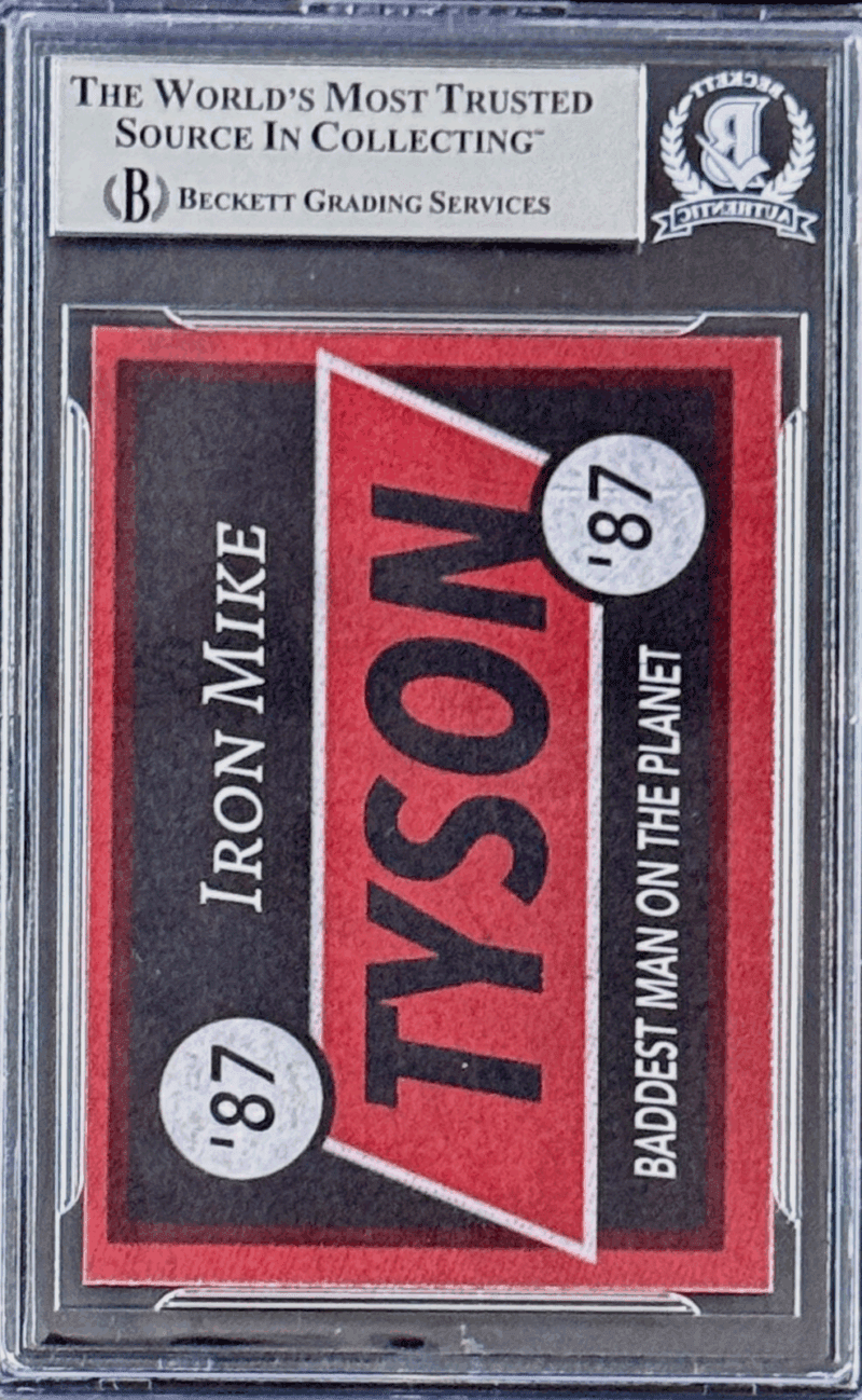 Mike Tyson Signed 2024 Fiterman Exclusive Card Beckett 16607729 Punch Out BMOTP - Image 2
