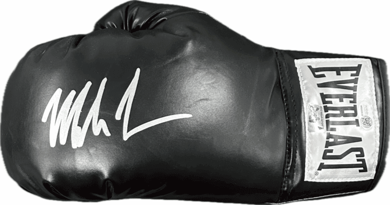 Mike Tyson Signed Autographed Black Boxing Glove JSA & Mike Tyson Holo Authen L