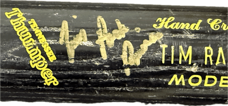 Tim Raines Signed 1987 Era Game Used Worth Bat Graded 8 PSA #1B37167 - Image 5