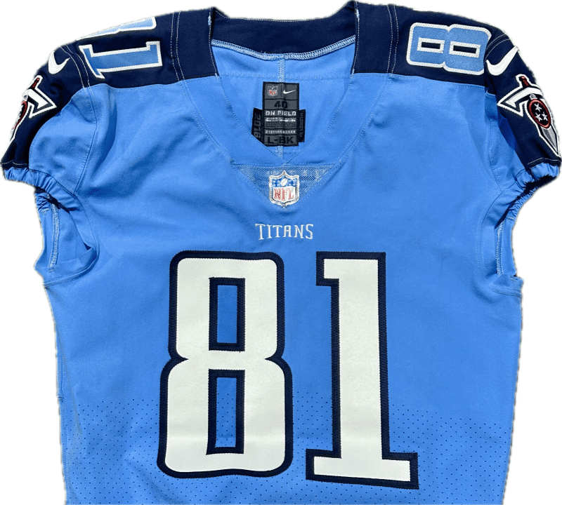 Andre Johnson Signed 2016 Team Issued Tennessee Titans On Field Nike Jersey JSA - Image 3