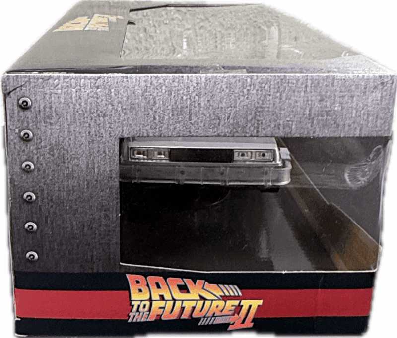 Michael J. Fox Signed Marty McFly Back to the Future DeLorean Diecast Car JSA - Image 5