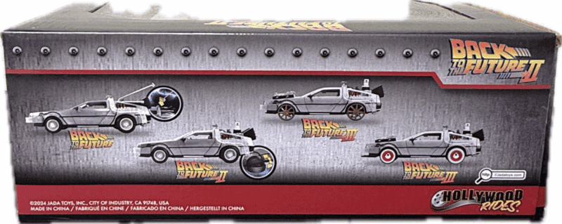 Michael J. Fox Signed Marty McFly Back to the Future DeLorean Diecast Car JSA - Image 7