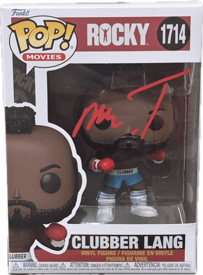 Mr. T Signed Autographed Rocky Clubber Lang Funko Pop 1714 JSA Authenticated