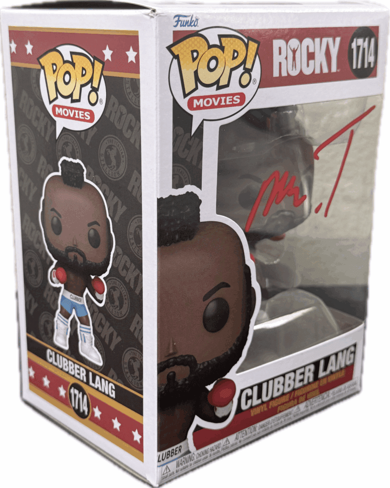 Mr. T Signed Autographed Rocky Clubber Lang Funko Pop 1714 JSA Authenticated - Image 2
