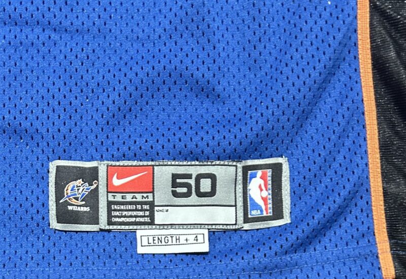 Michael Jordan Signed Washington Wizards Blue Jersey Upper Deck & GOAT - Image 5