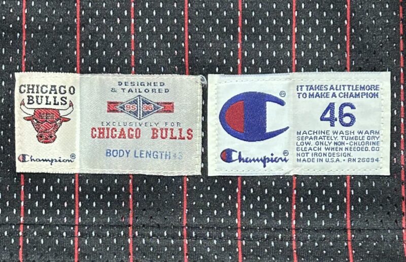 Michael Jordan Signed Chicago Bulls Black Pinstripe Jersey Upper Deck & GOAT - Image 6