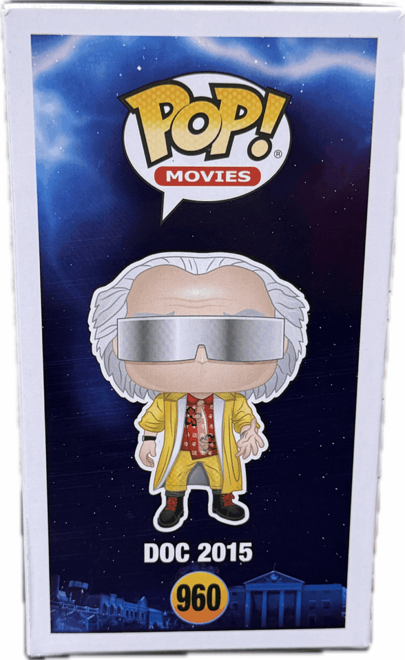 Christopher Lloyd Doc 2015 Signed Back to The Future POP Figure 960 JSA Yellow - Image 3