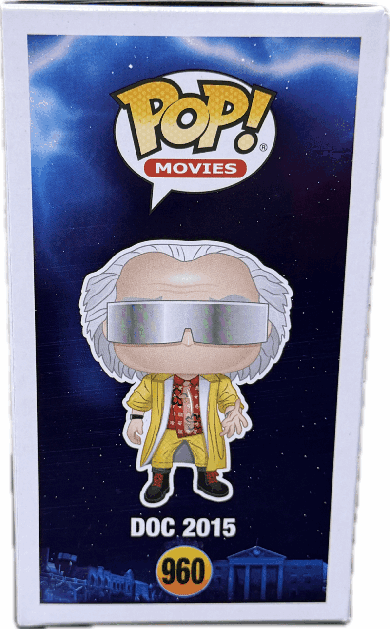 Christopher Lloyd Doc 2015 Signed Back to The Future POP Figure 960 JSA Blue - Image 4