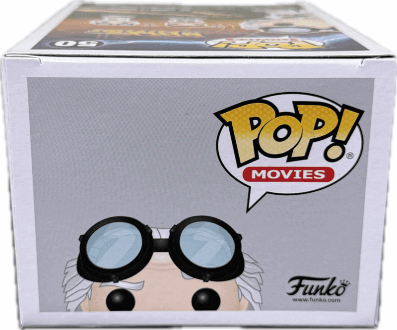 Christopher Lloyd Dr. Emmett Brown Signed Back to The Future POP Figure 50 JSA B - Image 4