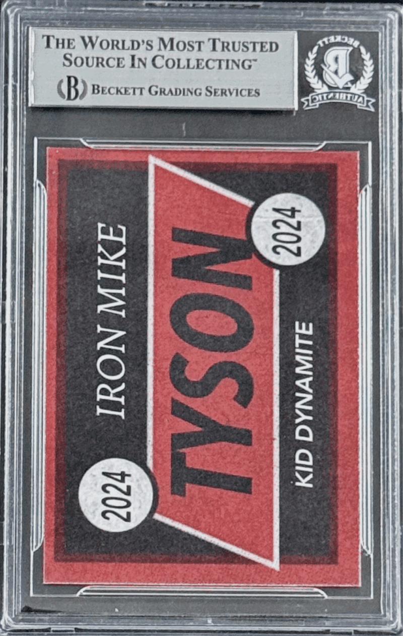 Mike Tyson Signed 2024 Fiterman Exclusive Card Beckett 16774711 Boxer - Image 2