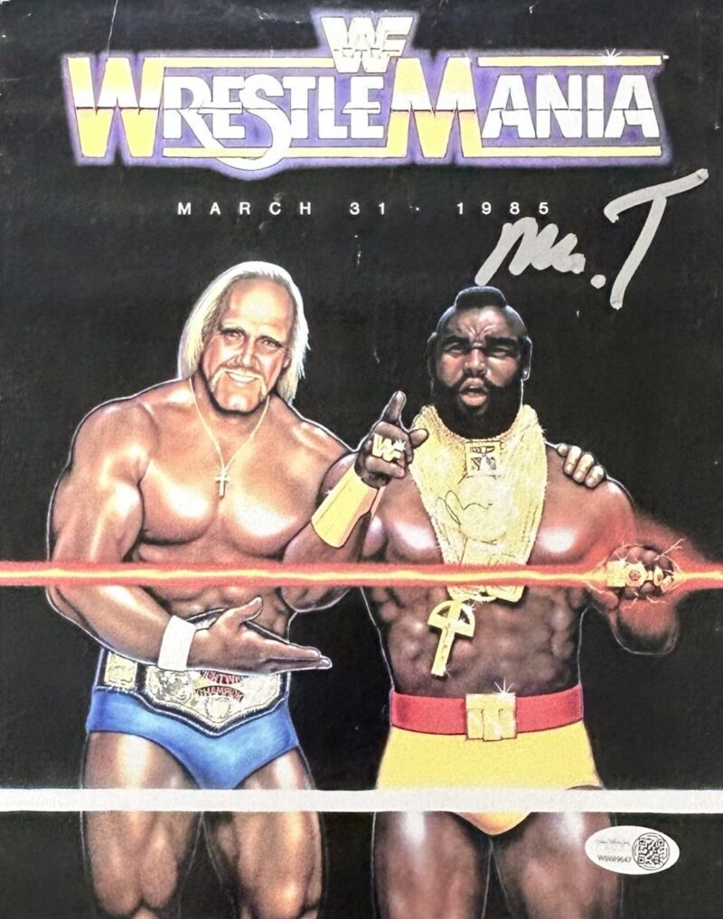 Mr. T Signed Autographed 8x10 Photo JSA Authenticated WWE WrestleMania 1 B