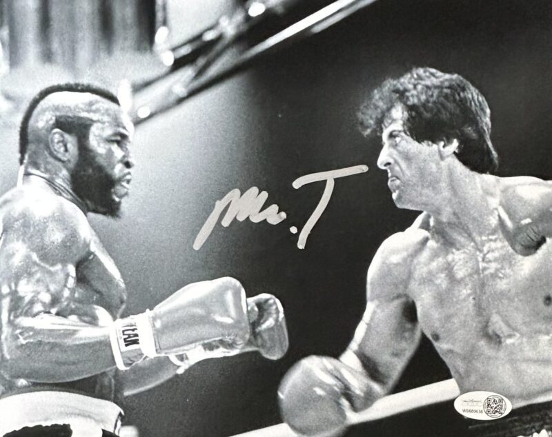 Mr. T Signed Autographed 8x10 Photo JSA Authenticated Rocky III Clubber Lang A