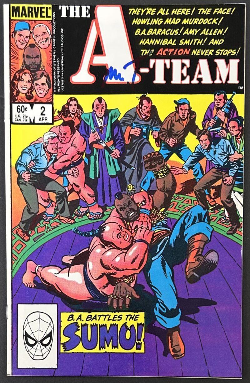 Mr. T Signed Autographed Original Marvel The A-Team Comic Book JSA WB889611