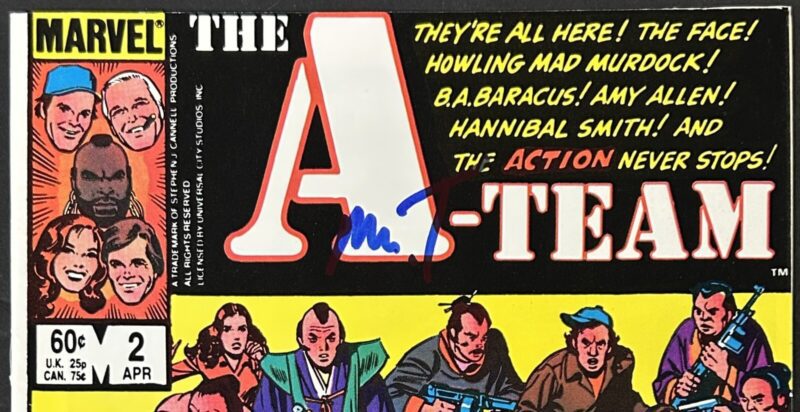Mr. T Signed Autographed Original Marvel The A-Team Comic Book JSA WB889611 - Image 2