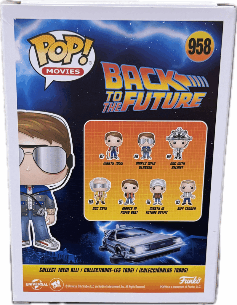 Michael J Fox Marty McFly Signed Back to The Future POP Figure JSA 958 Yellow - Image 3