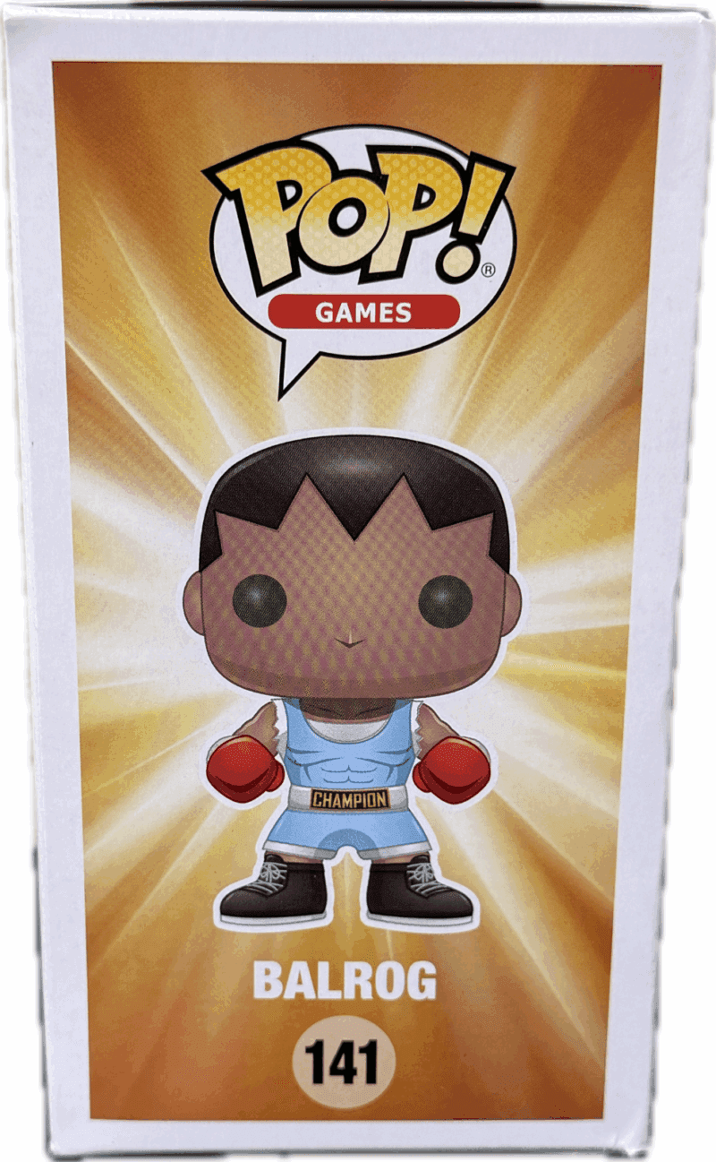 Mike Tyson Signed Balrog Street Fighter Funko Pop 141 JSA Authenticated WB889854 - Image 3