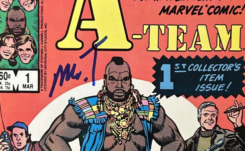 Mr. T Signed Autographed Original 1st Marvel The A-Team Comic Book JSA WB889609 - Image 2
