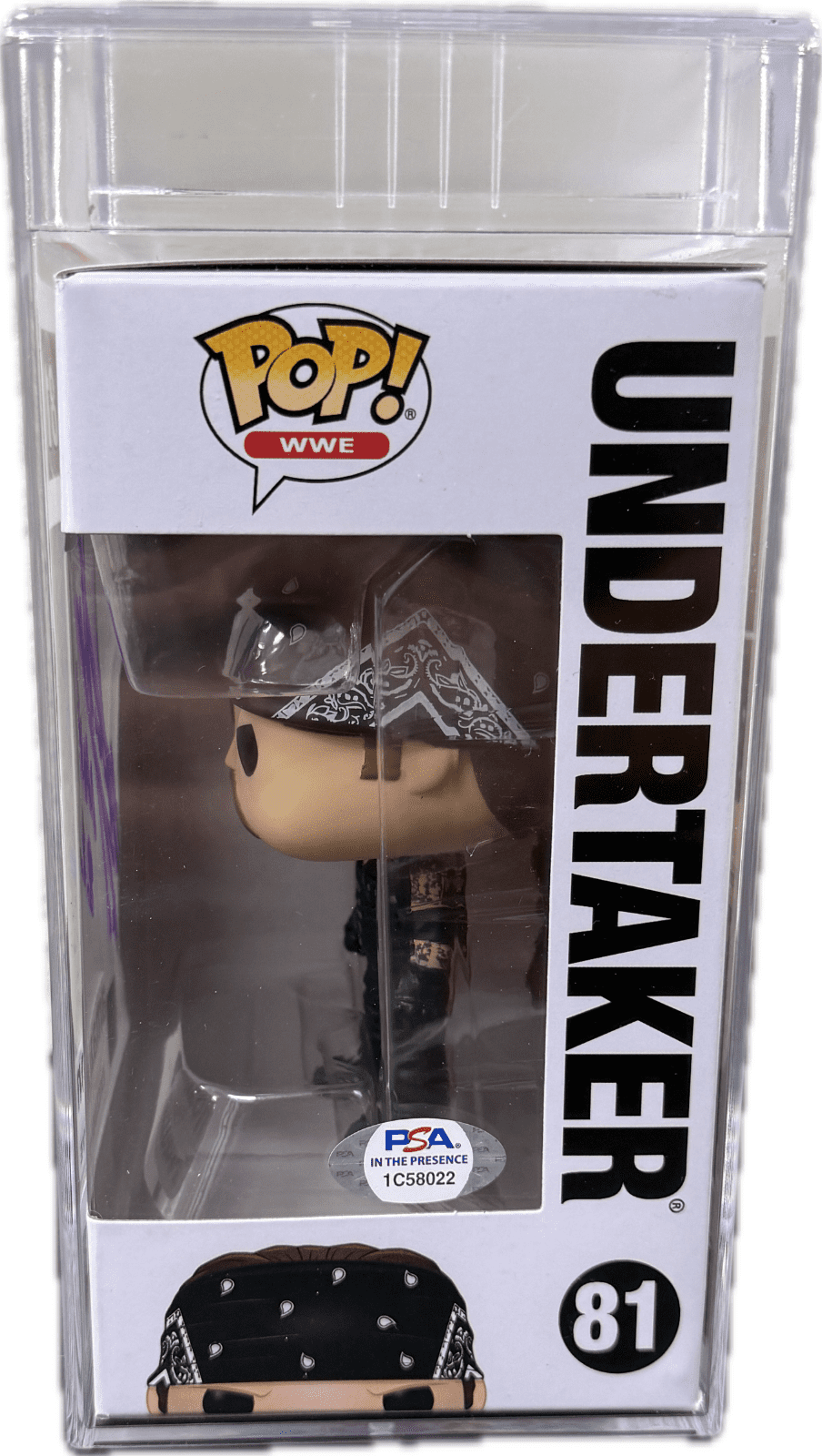 Undertaker Signed Autographed Funko 81 106 PSA Authentic & Encapsulated - Image 2