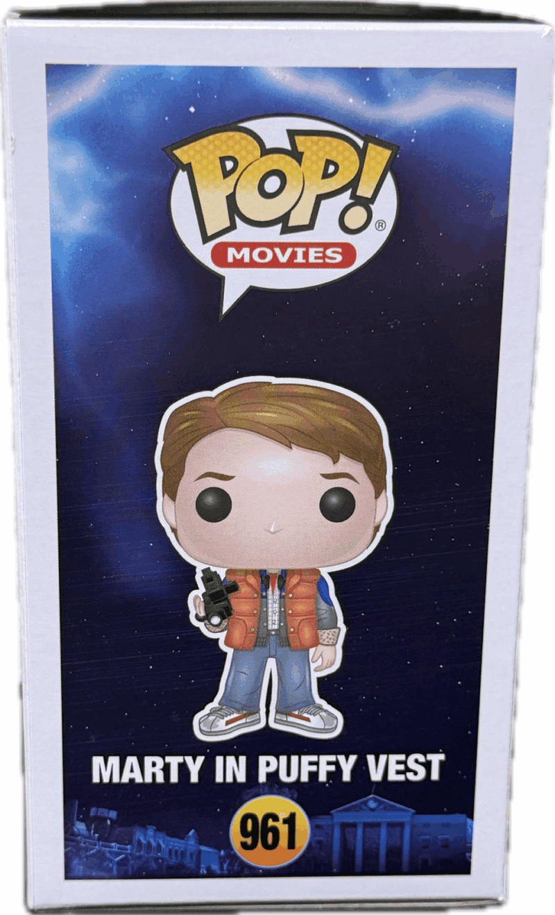 Michael J Fox Marty McFly Signed Back to The Future POP Figure 961 JSA Blue - Image 4