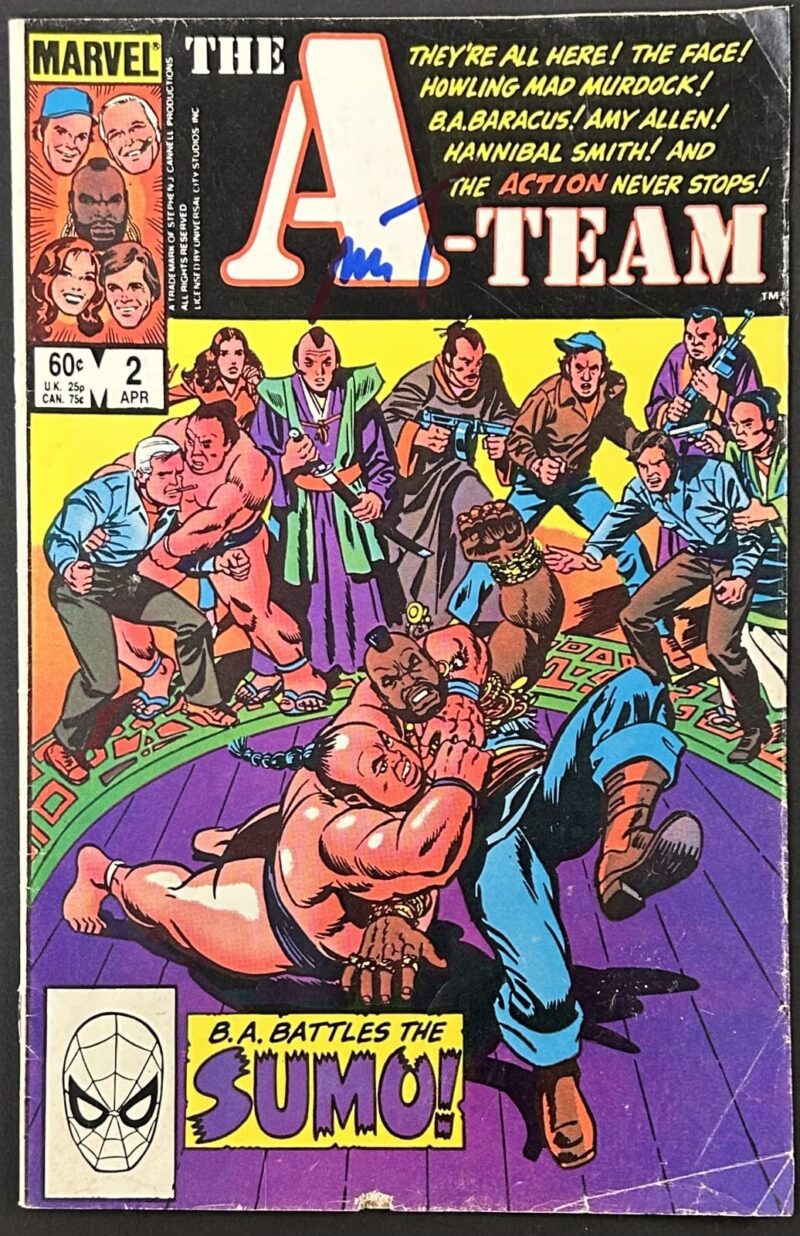 Mr. T Signed Autographed Original Marvel The A-Team Comic Book JSA WB889610