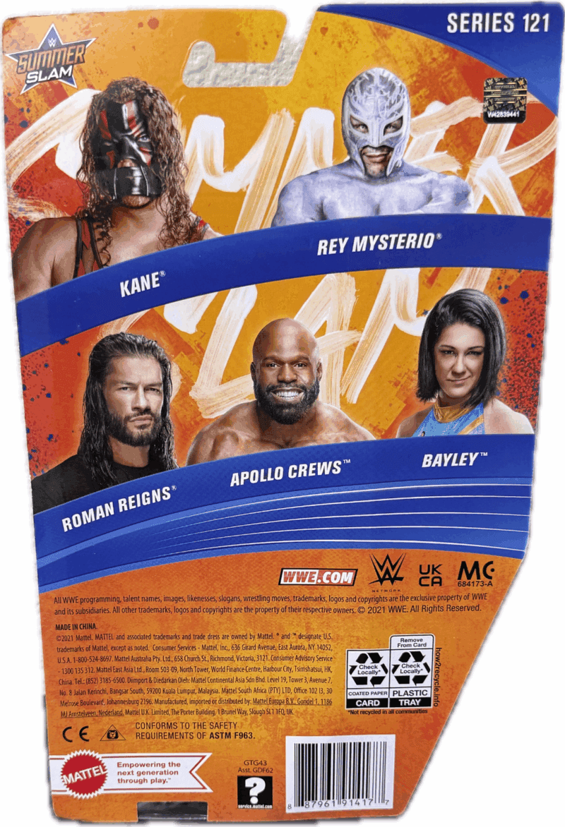 Rey Mysterio Signed Summer Slam Series 121 Action Figure JSA Authenticated - Image 4