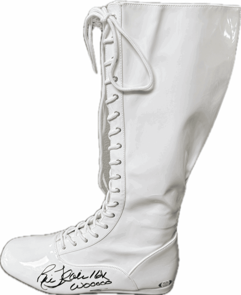 Ric Flair Signed Autographed White Boot PSA Authentication Left 16x Wooooo