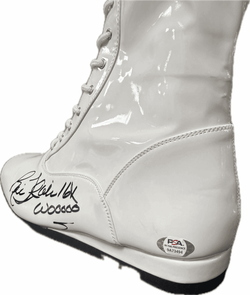 Ric Flair Signed Autographed White Boot PSA Authentication Left 16x Wooooo - Image 3