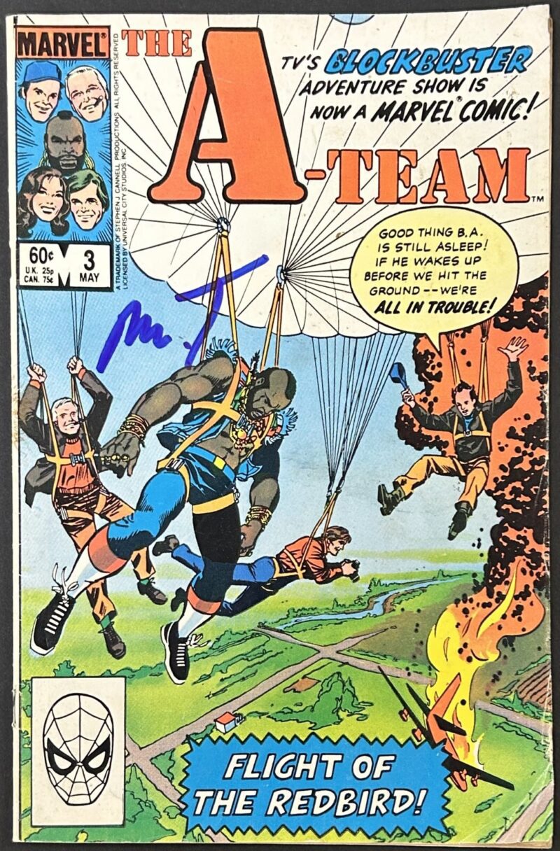 Mr. T Signed Autographed Original Marvel The A-Team Comic Book JSA WB889616