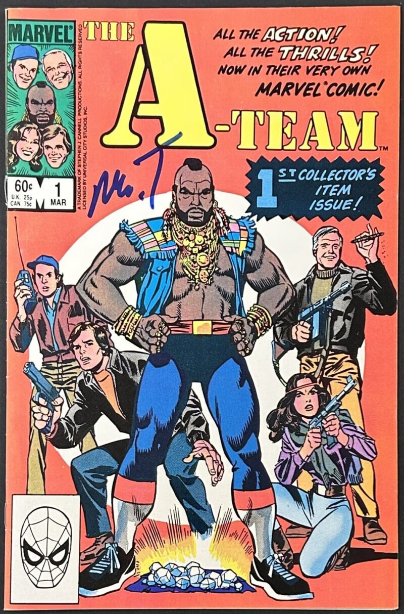 Mr. T Signed Autographed Original 1st Marvel The A-Team Comic Book JSA WB889607