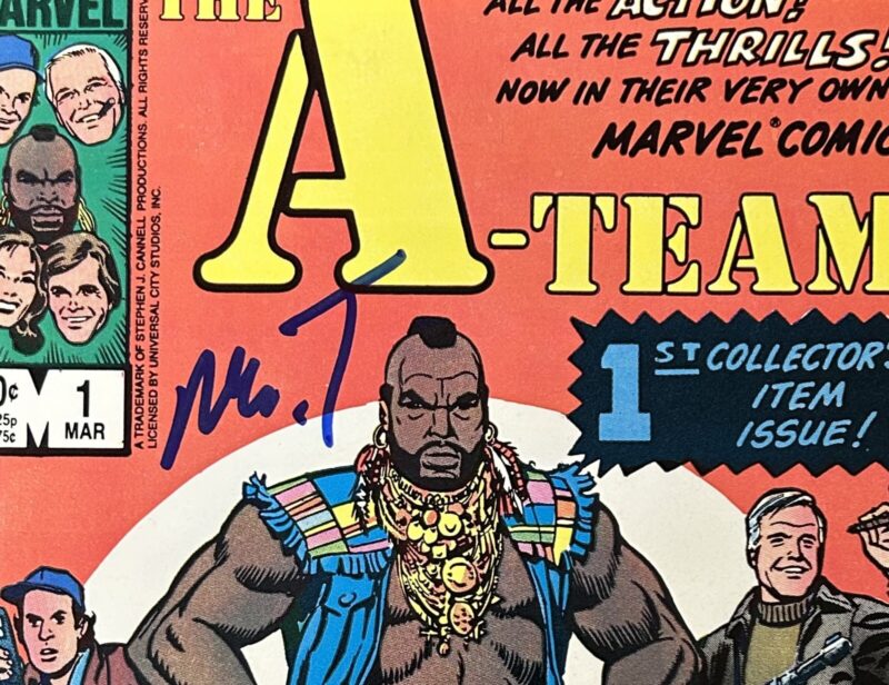 Mr. T Signed Autographed Original 1st Marvel The A-Team Comic Book JSA WB889607 - Image 2