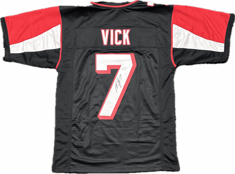 Michael Vick Signed Autographed Black/Red/White Jersey JSA Authenticated