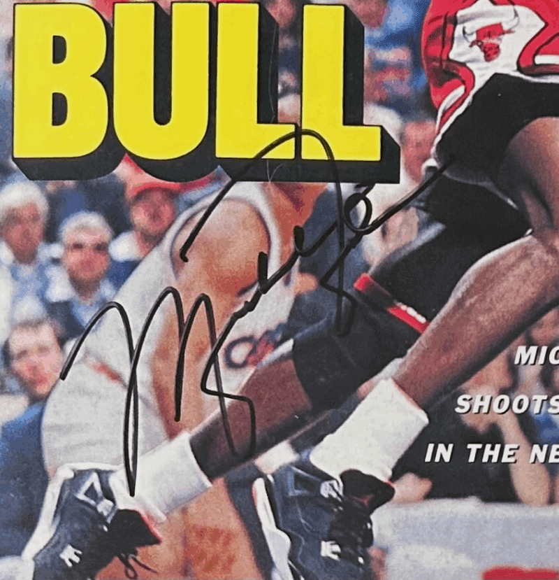 Michael Jordan Signed Sports Illustrated Newsstand Magazine 5/15/89 CGC 9.2 JSA - Image 2