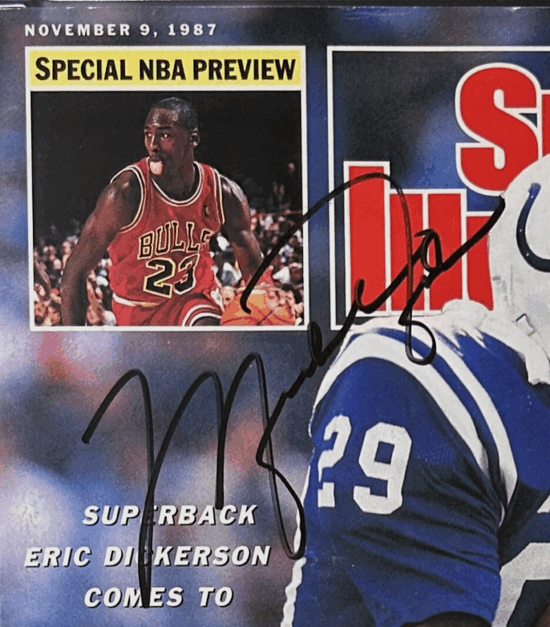 Michael Jordan Signed Sports Illustrated Newsstand Magazine 11/9/87 CGC 9.2 JSA - Image 2