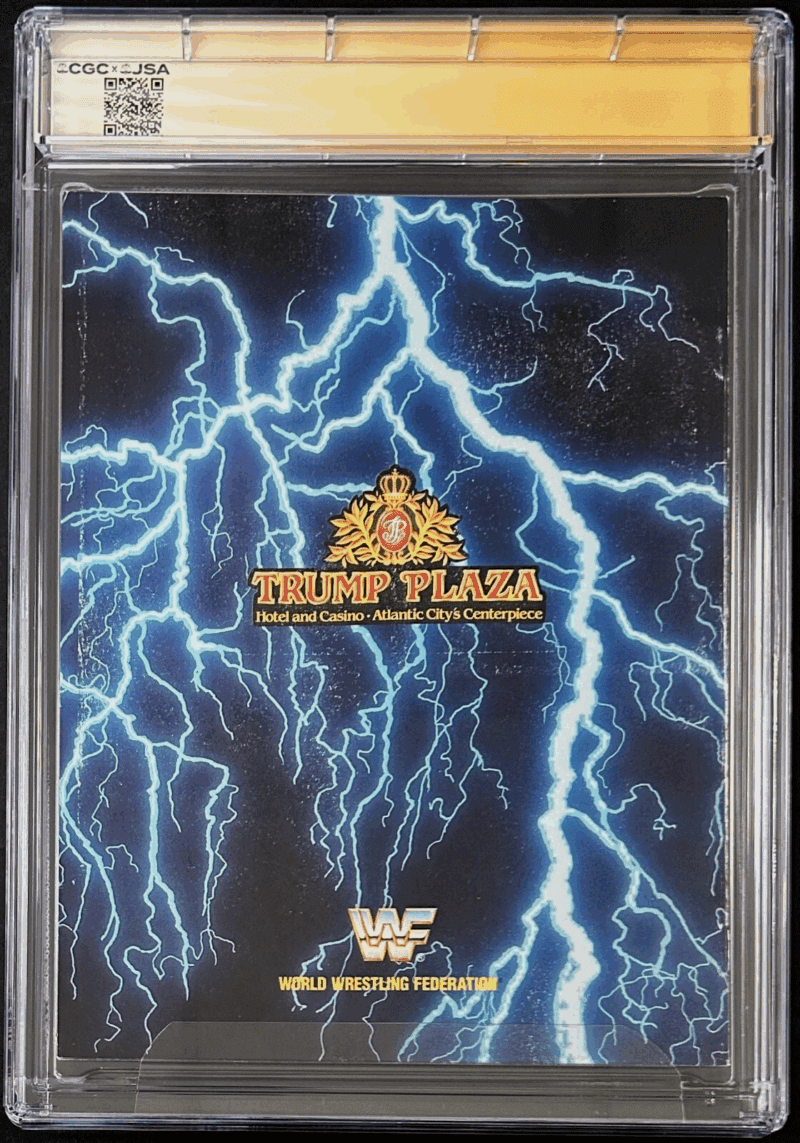 Hulk Hogan Signed Autographed WWF WrestleMania IV Program CGC 6.5 JSA - Image 4