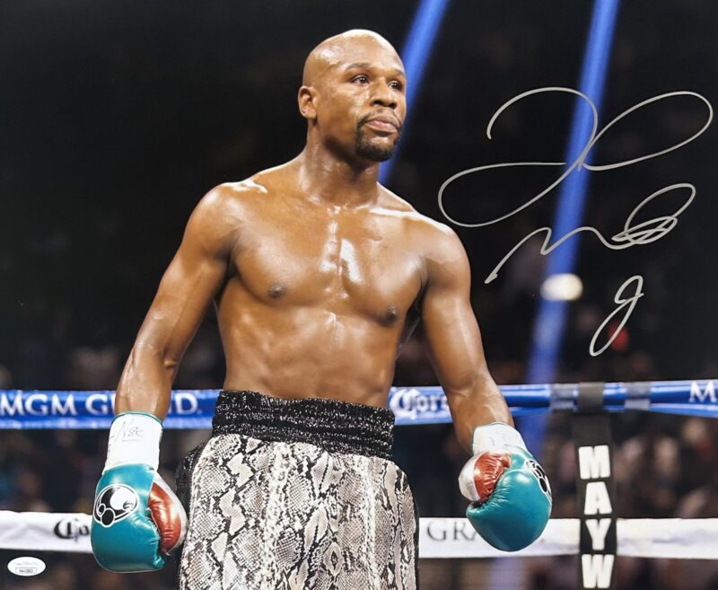 Floyd Mayweather Jr. Signed Autographed 16x20 Photo JSA Authenticated #4
