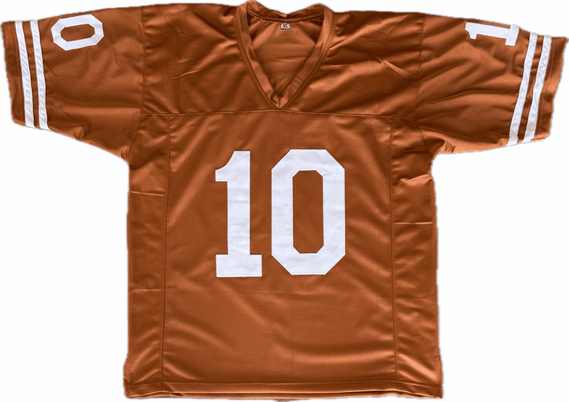 Vince Young Signed Autographed Custom Orange Jersey TriStar Authentic - Image 3