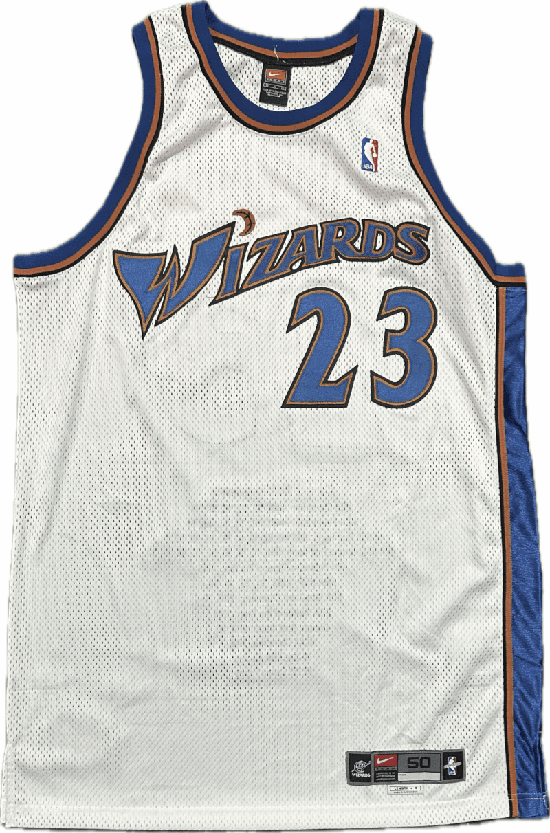 Michael Jordan Signed Washington Wizards White Tribute Jersey Upper Deck & GOAT - Image 7