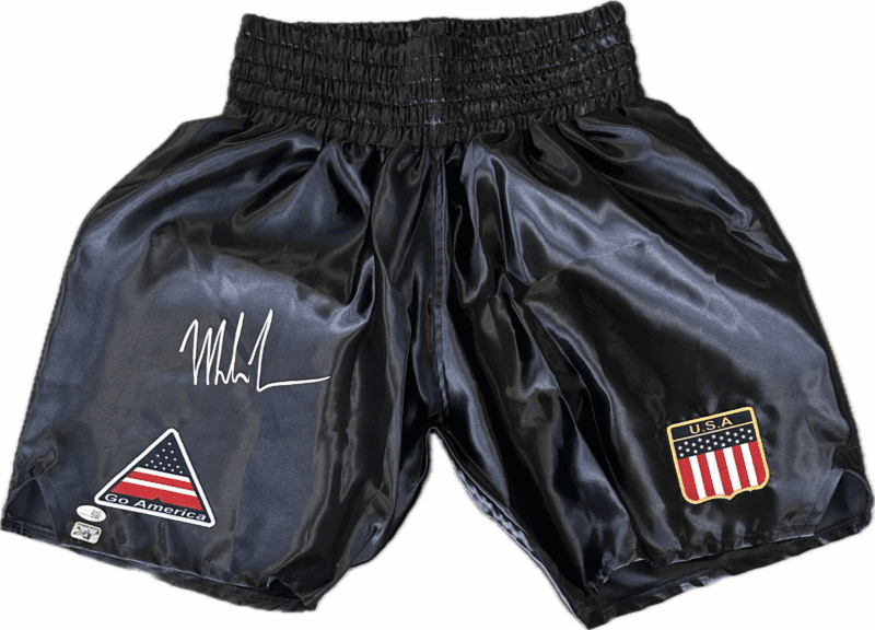 Mike Tyson Autographed Signed Boxing Trunks JSA & Tyson Hologram Authentic