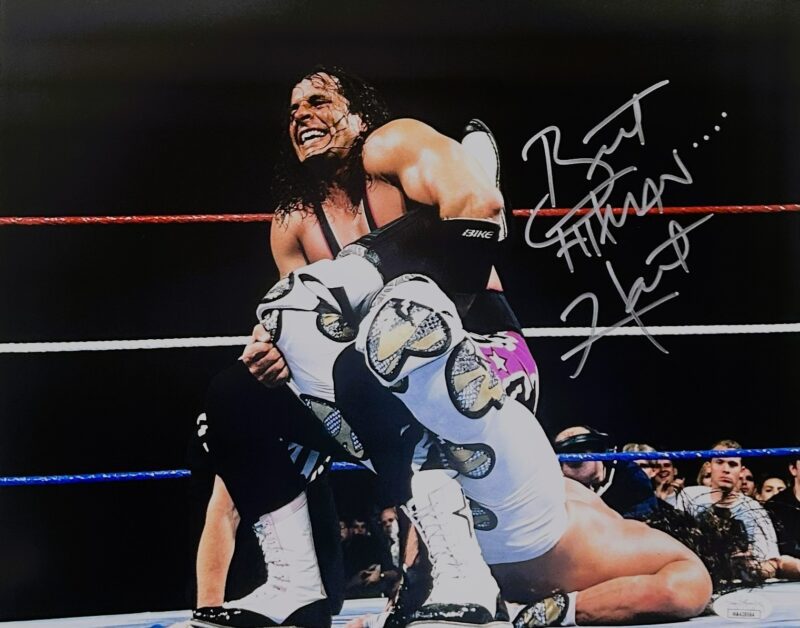 Bret Hart Signed Autographed 11x14 Photo JSA Authenticated #7