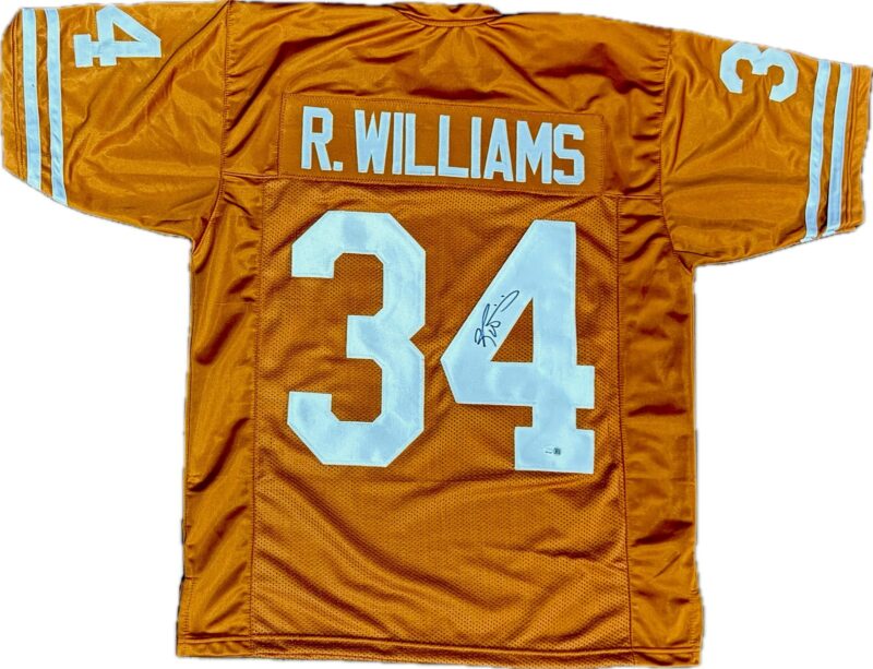 Ricky Williams Signed Autographed Orange/White Jersey JSA Authenticated