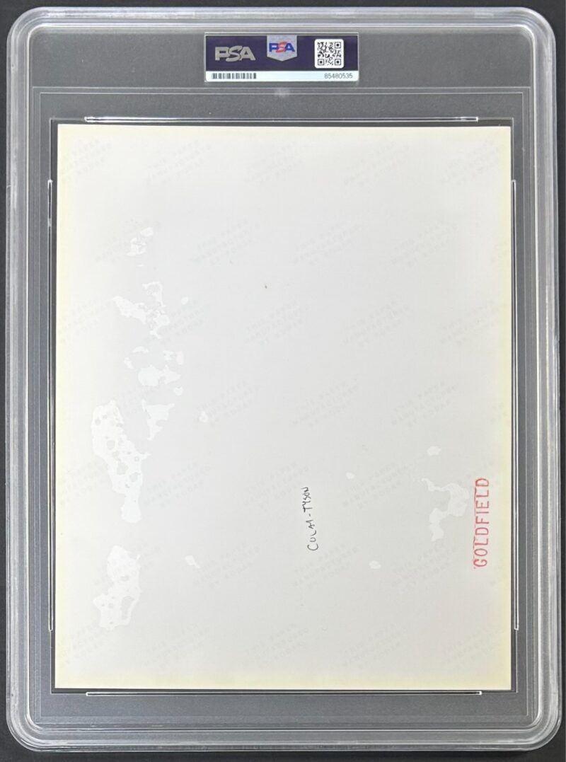 Mike Tyson Signed Original 1985 Type 1 Photograph PSA/DNA Tyson vs Robert Colay - Image 4
